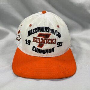VINTAGE 1992 NASCAR Winston Cup Champion Alan Kulwicki #7 Stetson Snapback